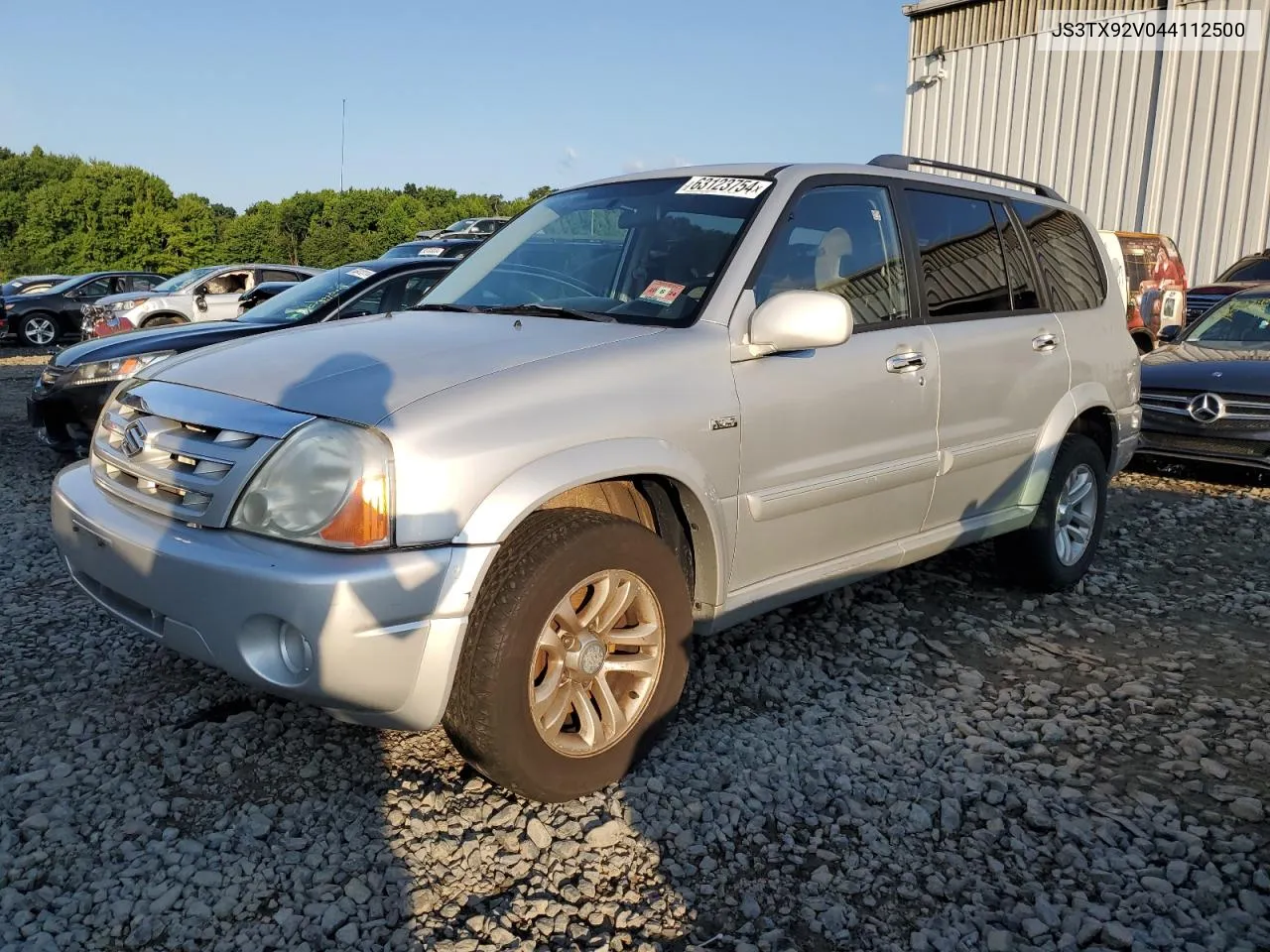 2004 Suzuki Xl7 Ex VIN: JS3TX92V044112500 Lot: 63123754