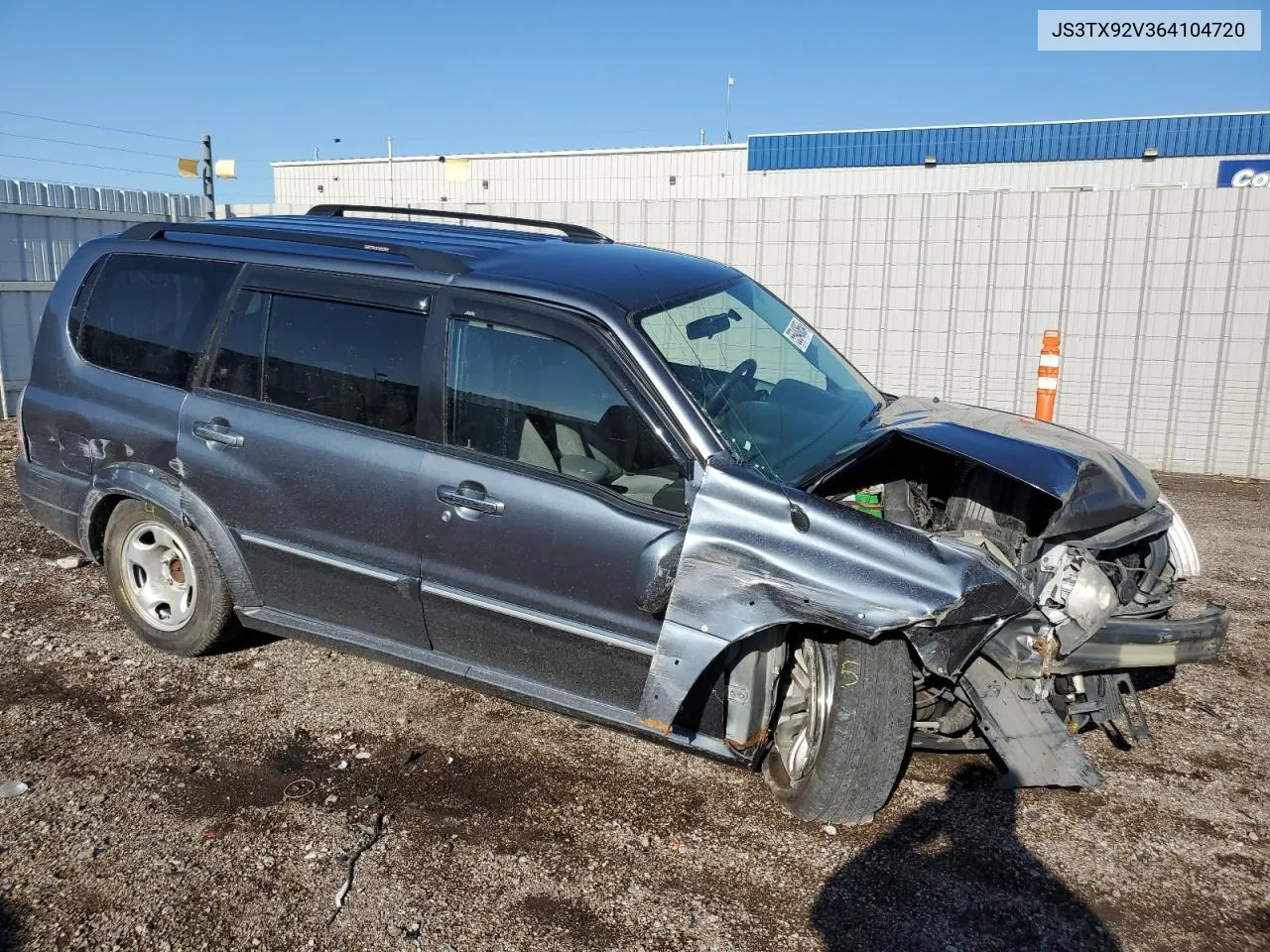 2006 Suzuki Xl7 VIN: JS3TX92V364104720 Lot: 55940654