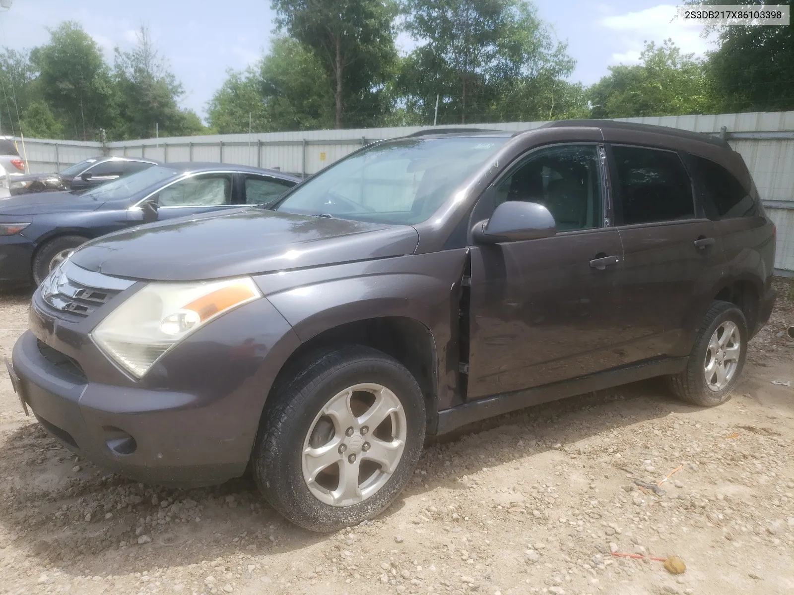 2008 Suzuki Xl7 VIN: 2S3DB217X86103398 Lot: 55356794