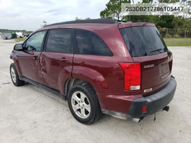 2S3DB217786105447 2008 Suzuki Xl7