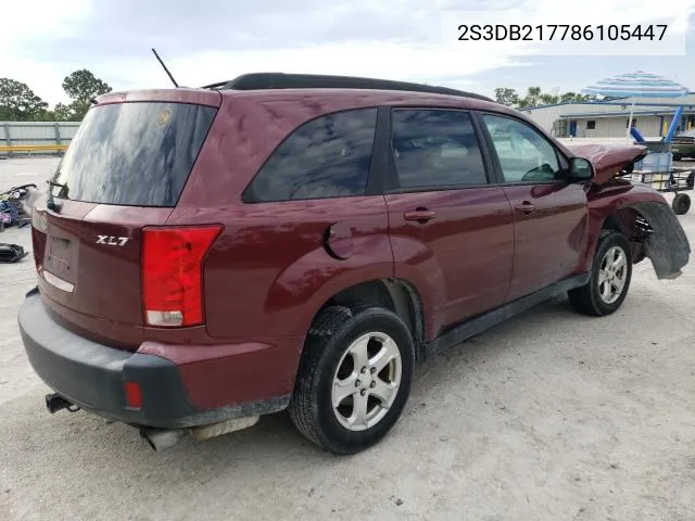 2S3DB217786105447 2008 Suzuki Xl7