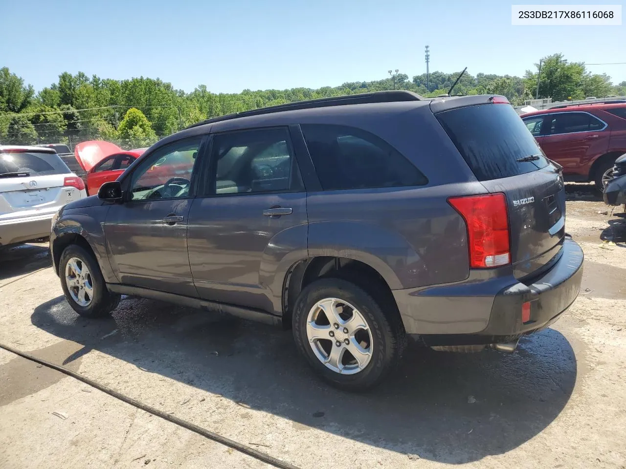 2008 Suzuki Xl7 VIN: 2S3DB217X86116068 Lot: 58245614