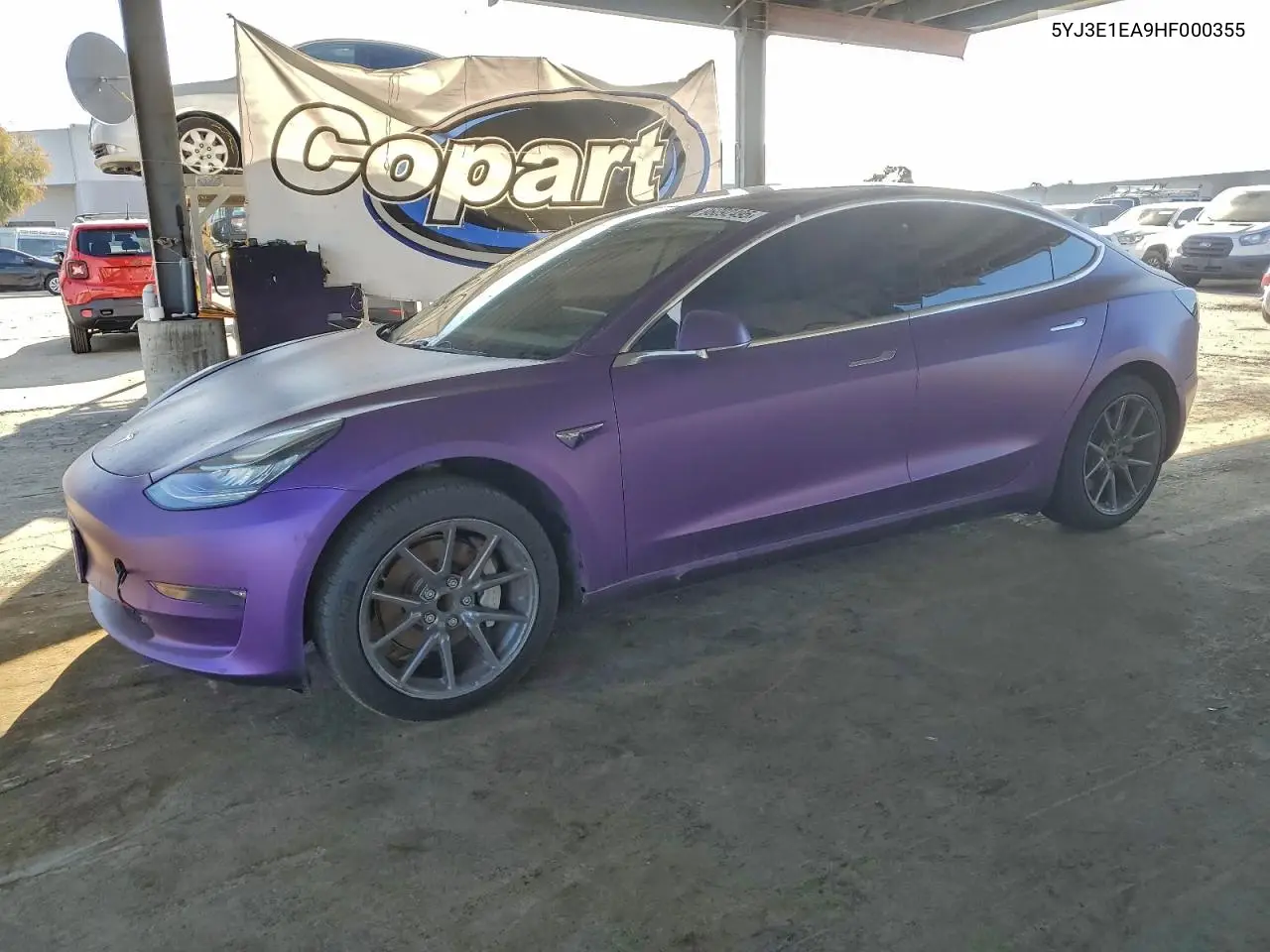 5YJ3E1EA9HF000355 2017 Tesla Model 3