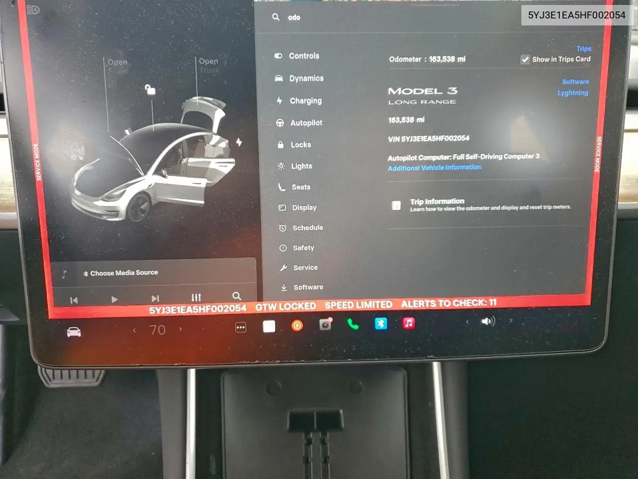 5YJ3E1EA5HF002054 2017 Tesla Model 3