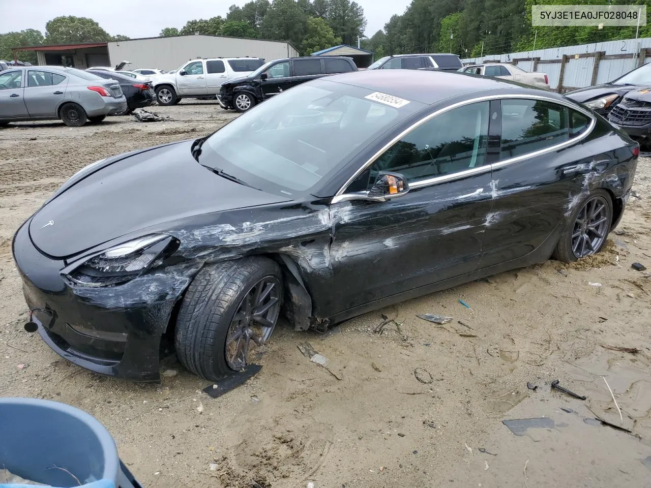 2018 Tesla Model 3 VIN: 5YJ3E1EA0JF028048 Lot: 54680554