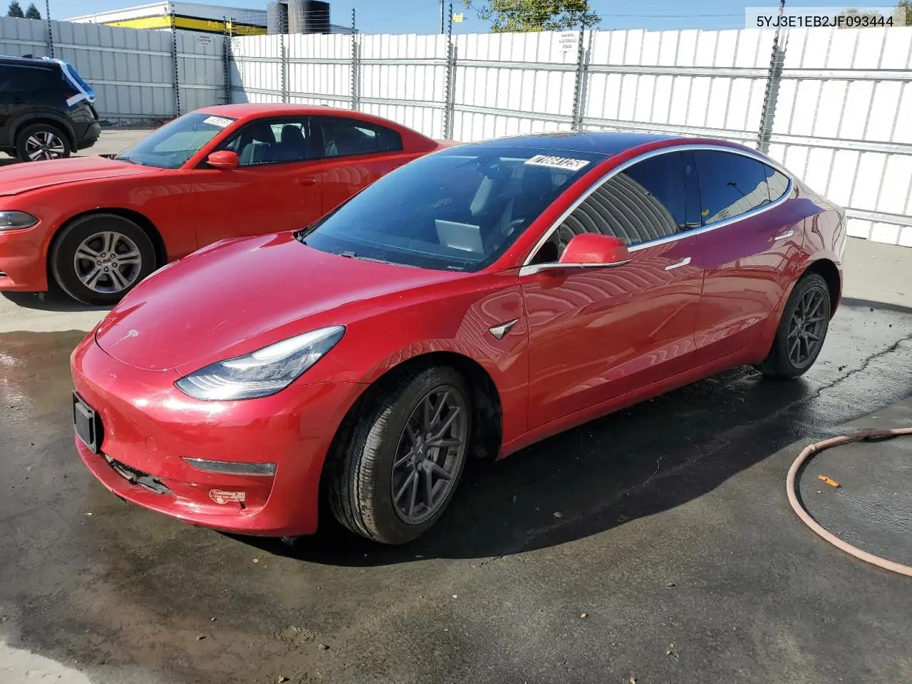 5YJ3E1EB2JF093444 2018 Tesla Model 3