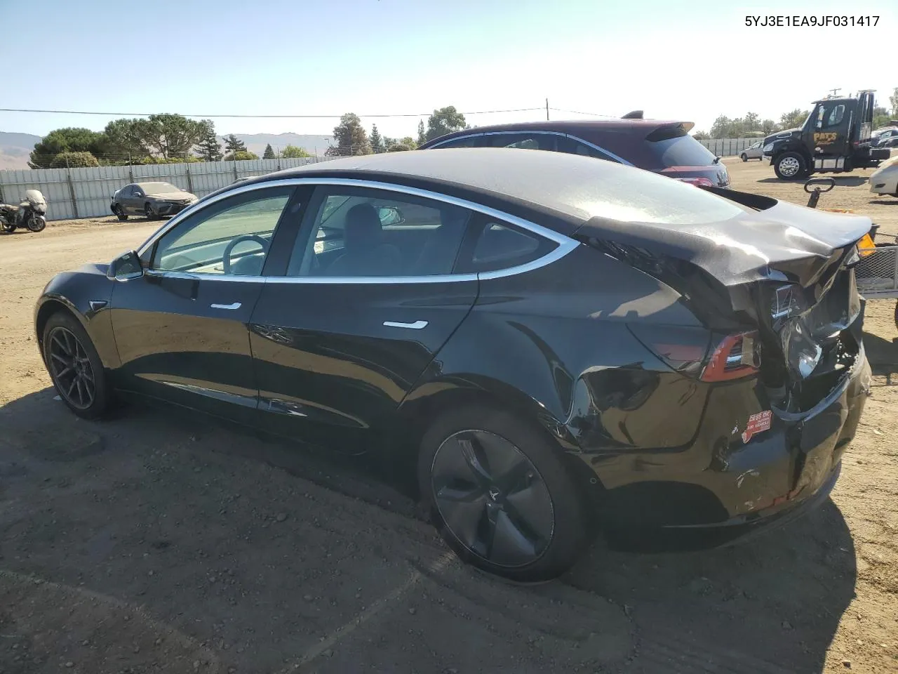 2018 Tesla Model 3 VIN: 5YJ3E1EA9JF031417 Lot: 73801524