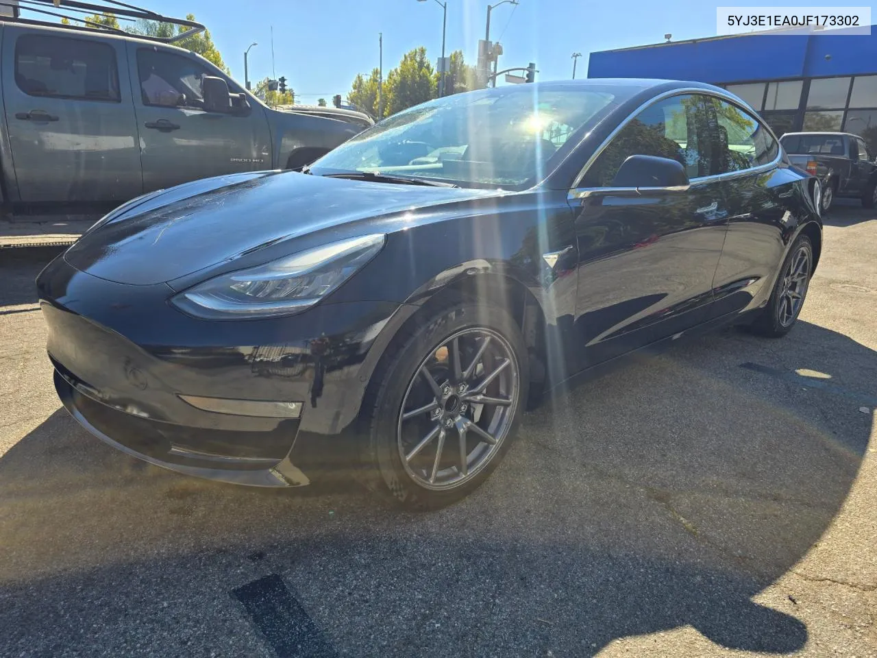 2018 Tesla Model 3 VIN: 5YJ3E1EA0JF173302 Lot: 74129324