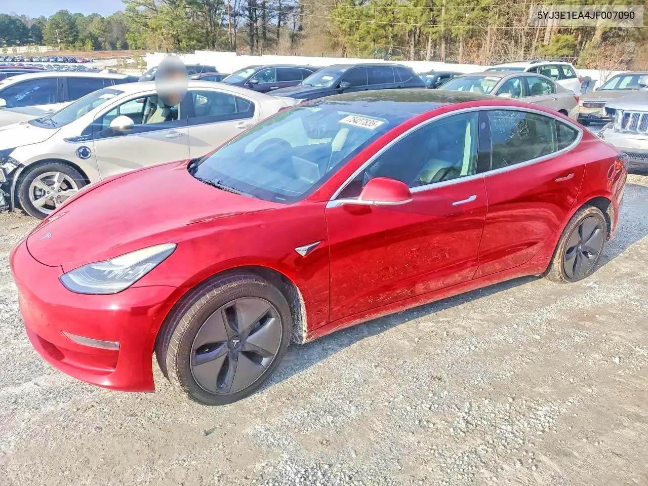 5YJ3E1EA4JF007090 2018 Tesla Model 3