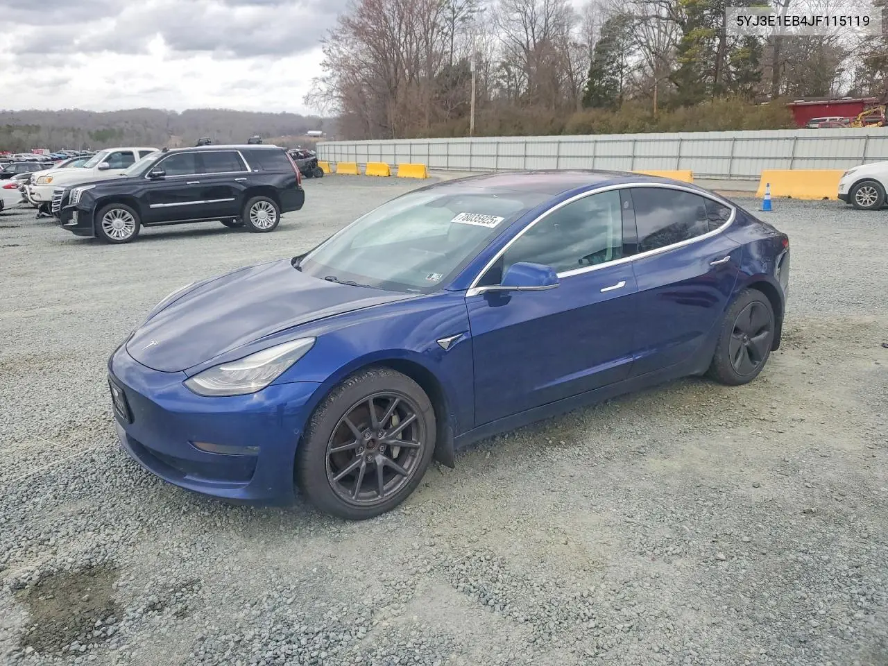 5YJ3E1EB4JF115119 2018 Tesla Model 3