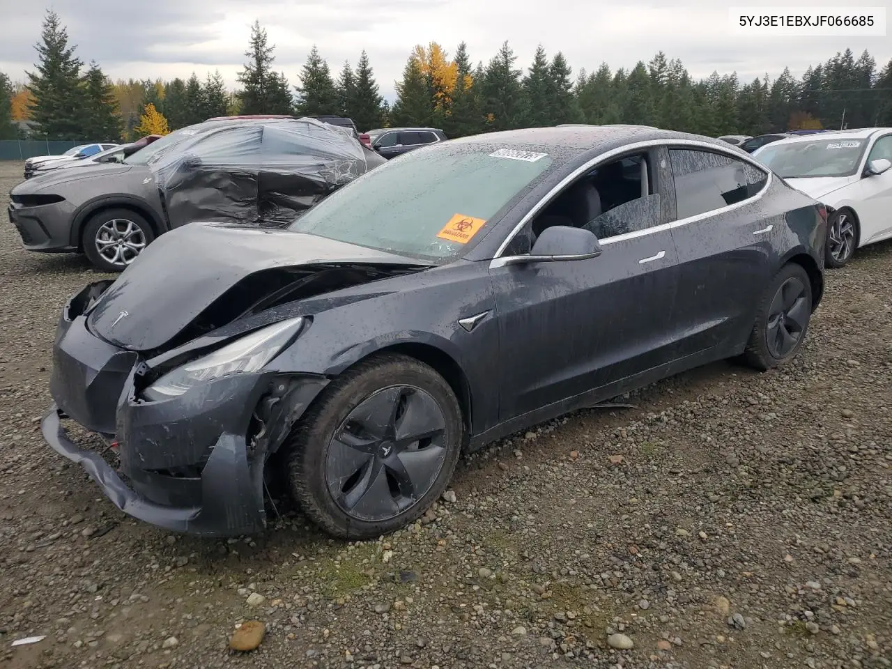 5YJ3E1EBXJF066685 2018 Tesla Model 3
