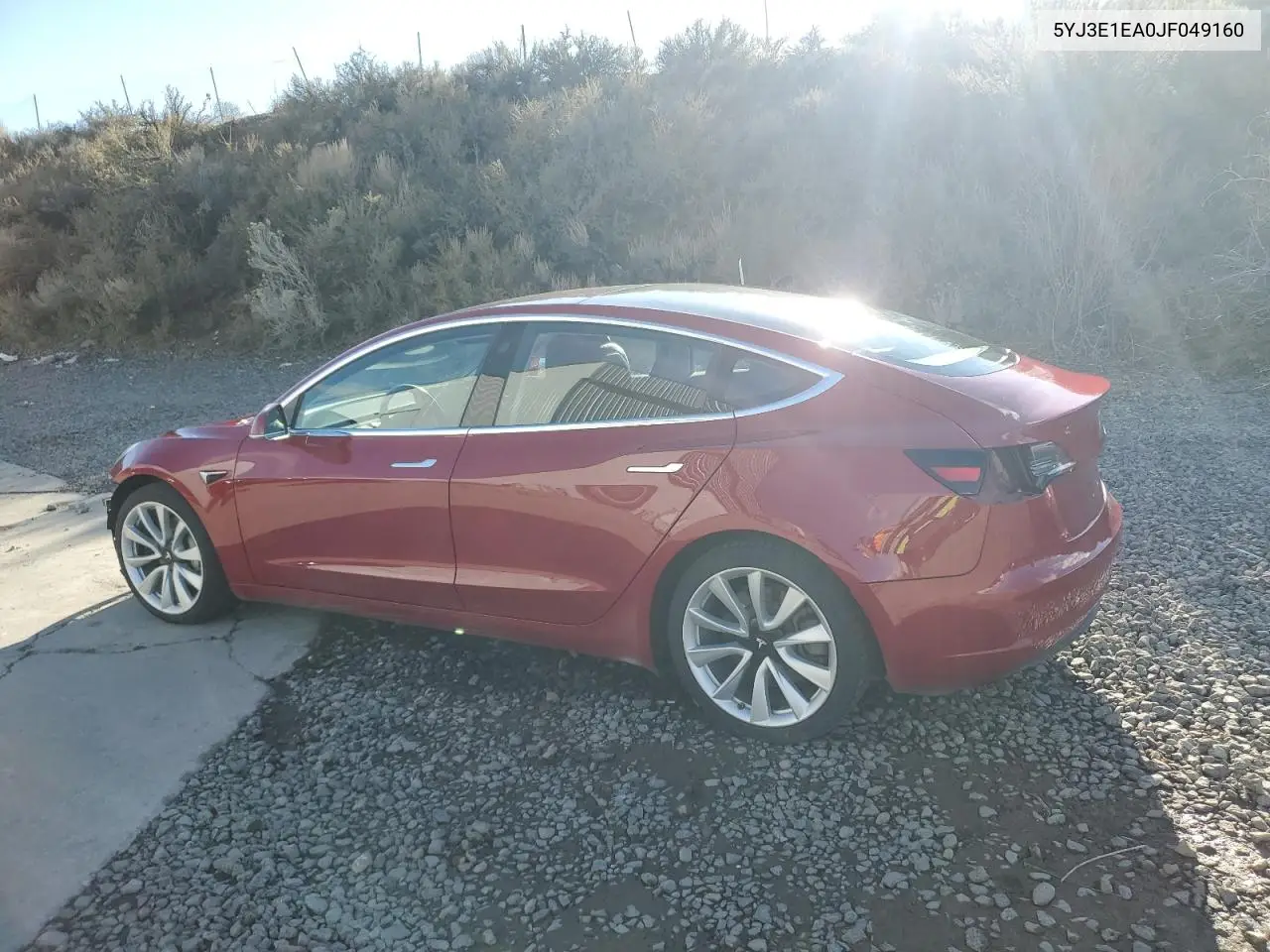 5YJ3E1EA0JF049160 2018 Tesla Model 3