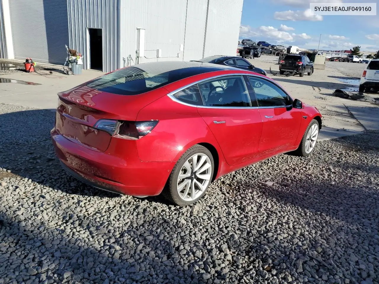 5YJ3E1EA0JF049160 2018 Tesla Model 3