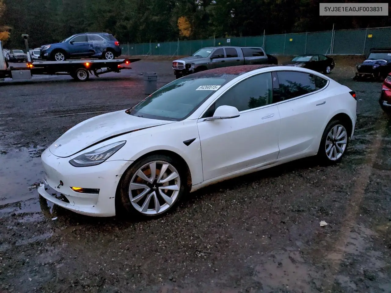5YJ3E1EA0JF003831 2018 Tesla Model 3