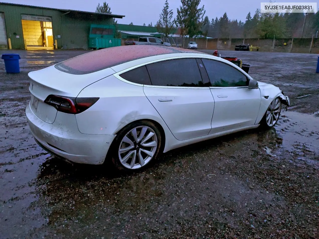 5YJ3E1EA0JF003831 2018 Tesla Model 3