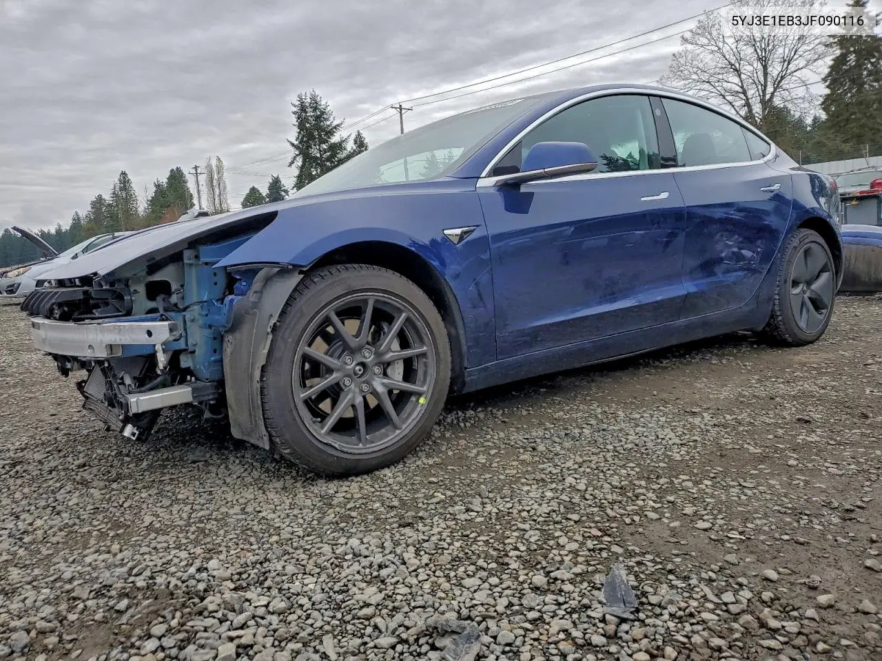 5YJ3E1EB3JF090116 2018 Tesla Model 3