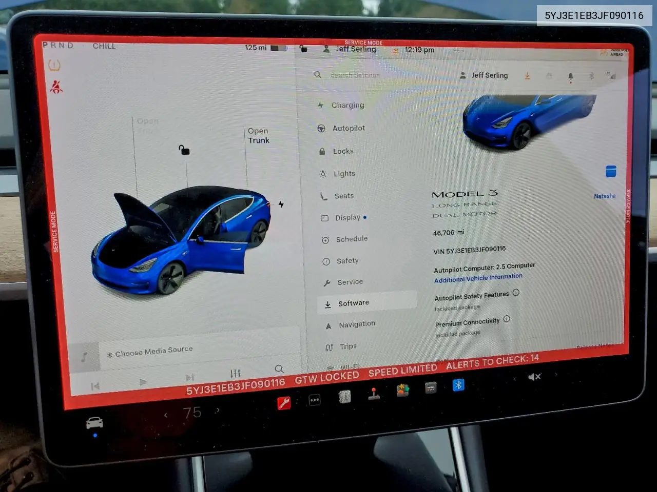 5YJ3E1EB3JF090116 2018 Tesla Model 3