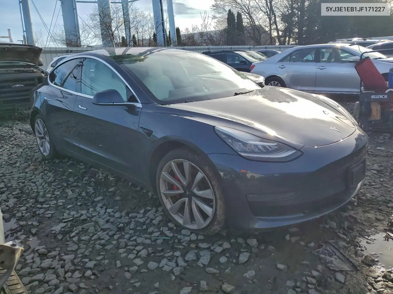 5YJ3E1EB1JF171227 2018 Tesla Model 3