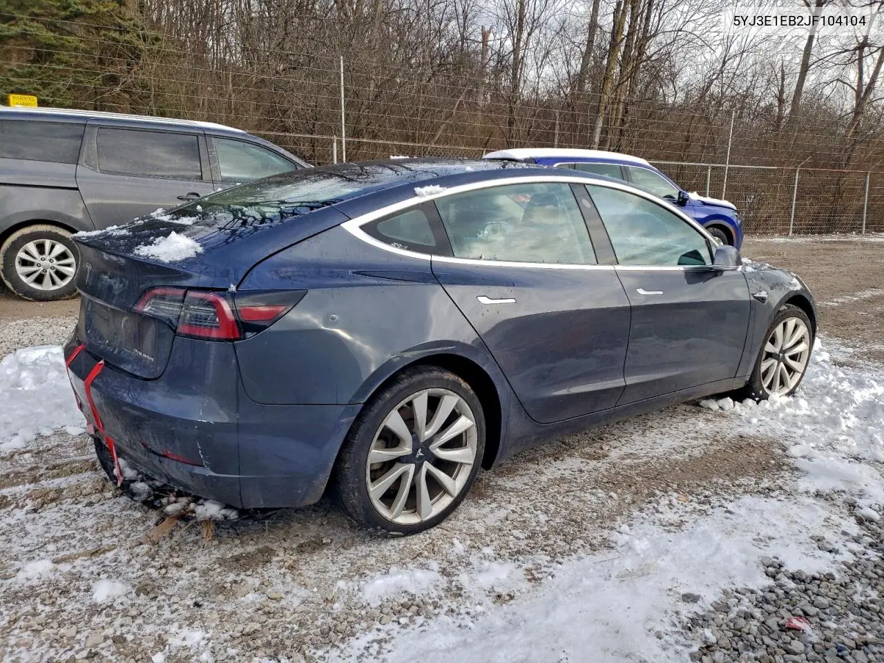5YJ3E1EB2JF104104 2018 Tesla Model 3