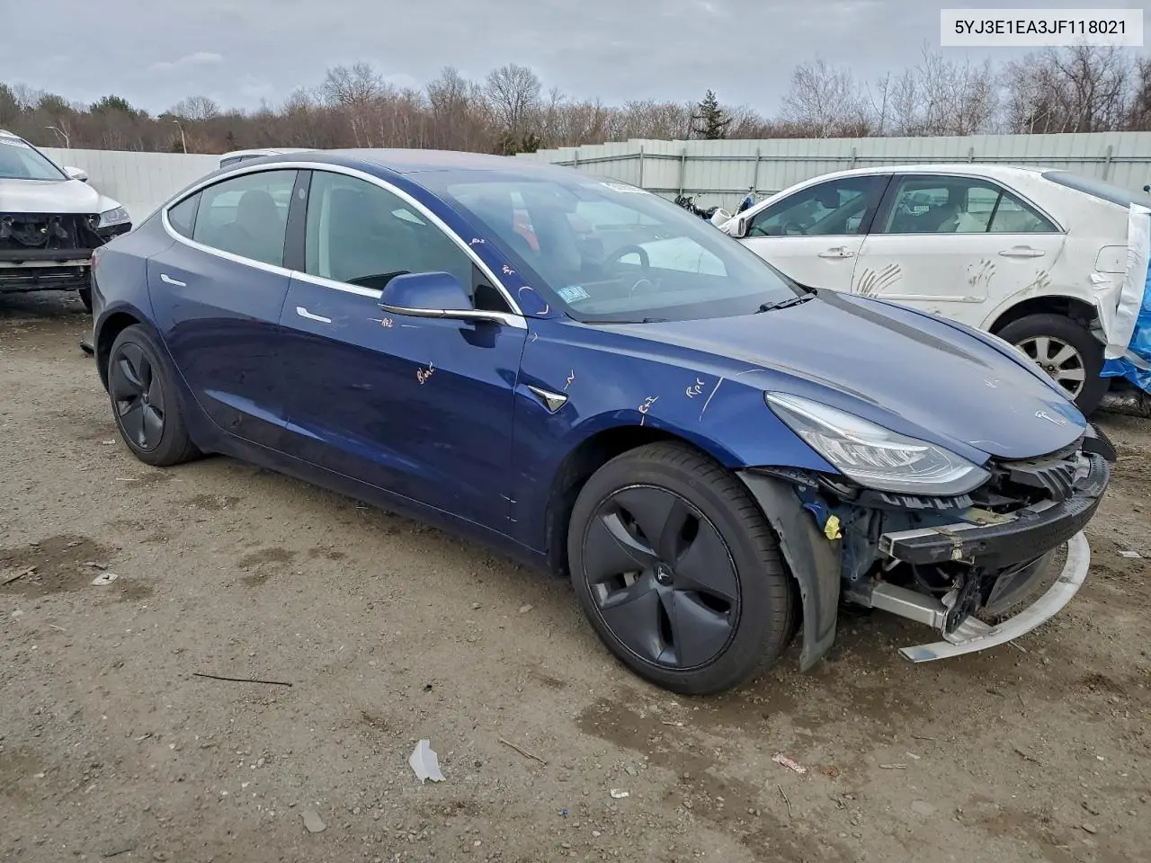 5YJ3E1EA3JF118021 2018 Tesla Model 3