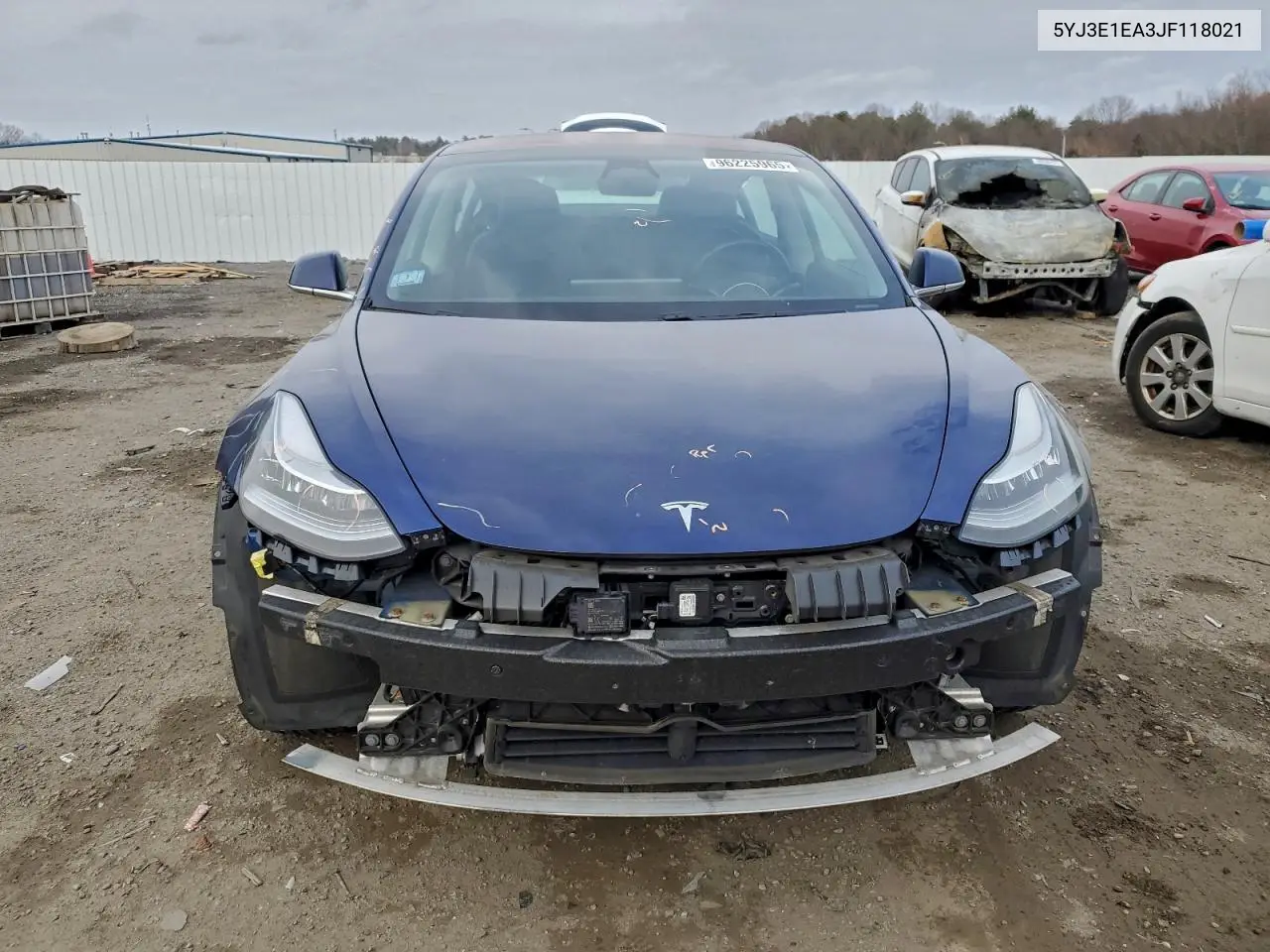 5YJ3E1EA3JF118021 2018 Tesla Model 3
