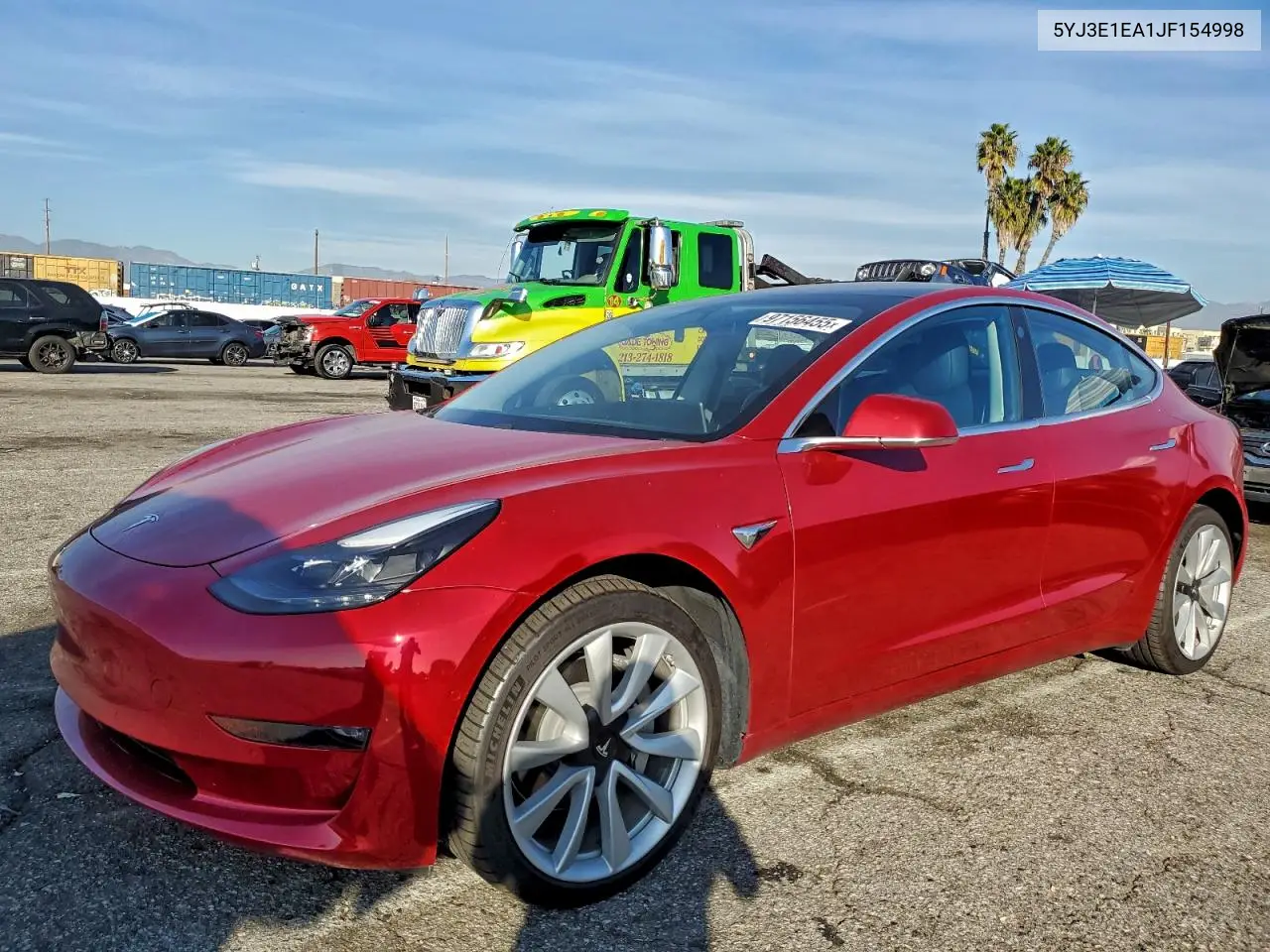 5YJ3E1EA1JF154998 2018 Tesla Model 3