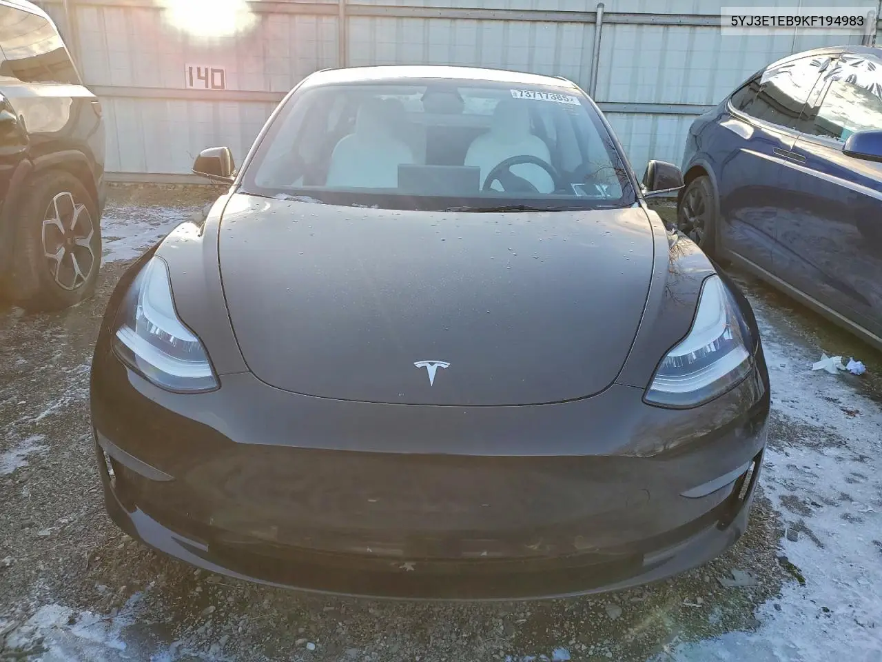 5YJ3E1EB9KF194983 2019 Tesla Model 3