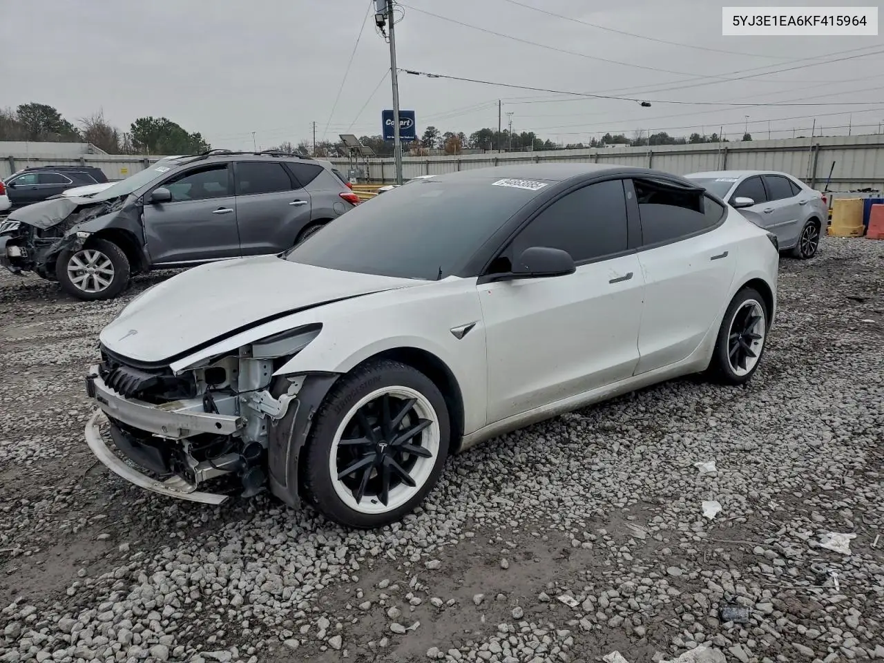 5YJ3E1EA6KF415964 2019 Tesla Model 3