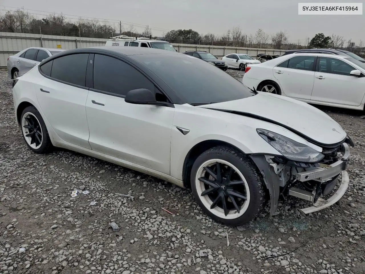 5YJ3E1EA6KF415964 2019 Tesla Model 3