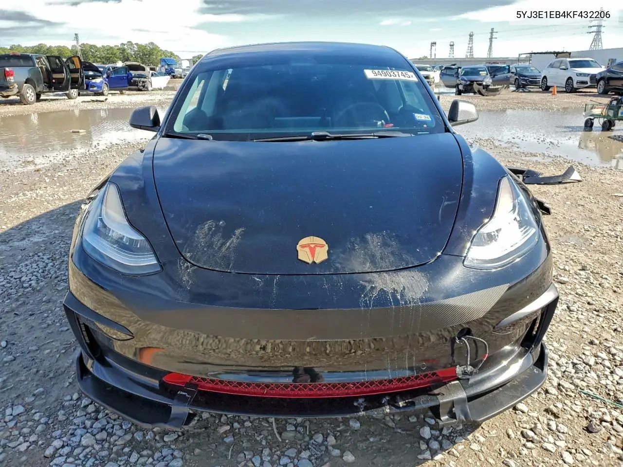 5YJ3E1EB4KF432206 2019 Tesla Model 3