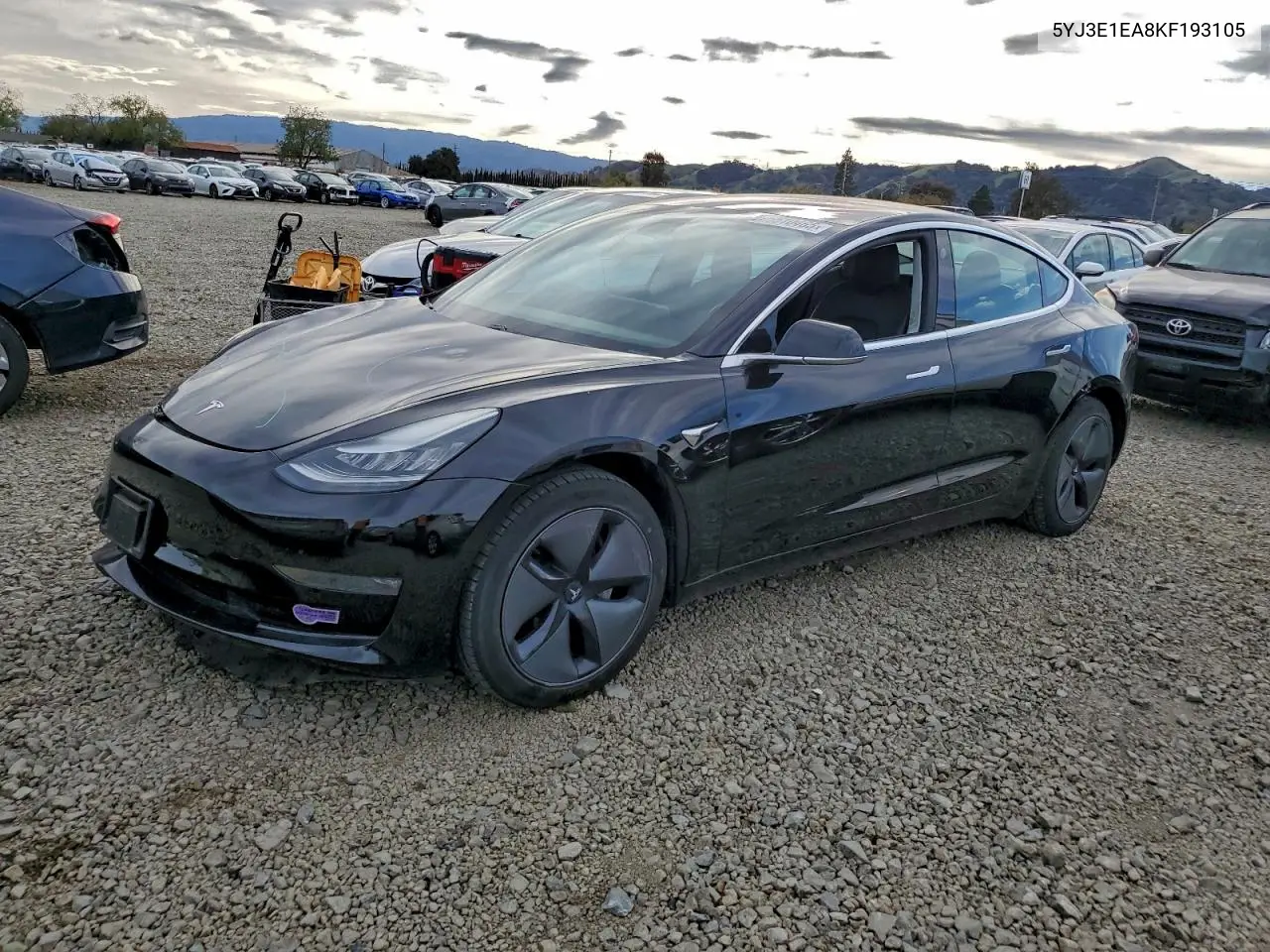 5YJ3E1EA8KF193105 2019 Tesla Model 3