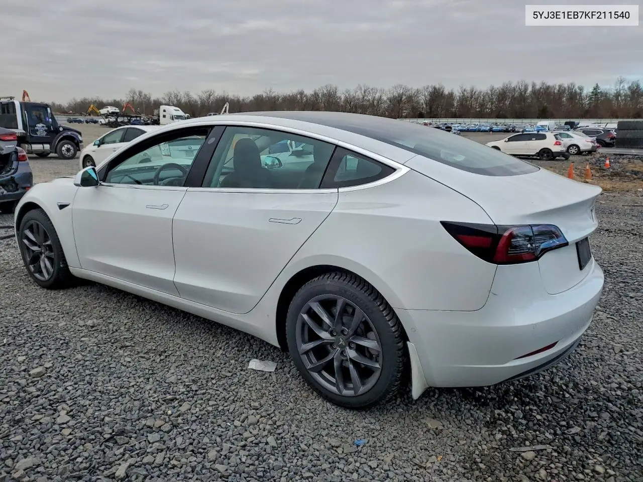 5YJ3E1EB7KF211540 2019 Tesla Model 3