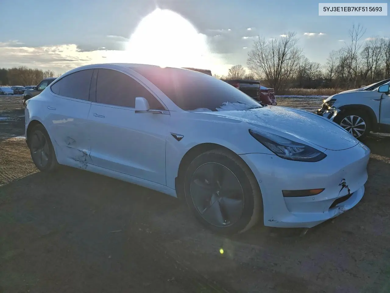 5YJ3E1EB7KF515693 2019 Tesla Model 3