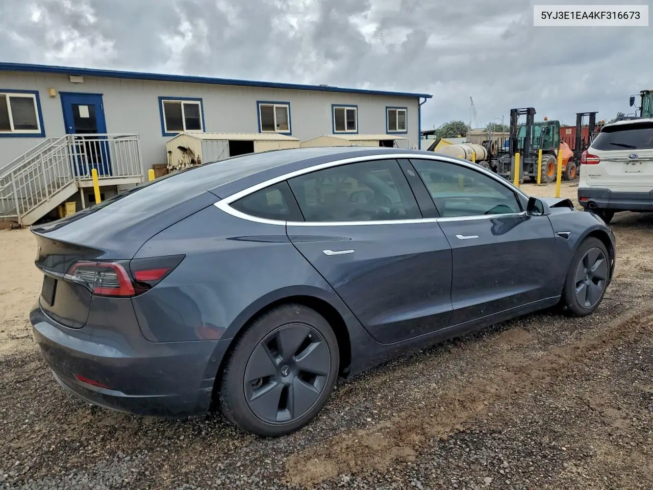 5YJ3E1EA4KF316673 2019 Tesla Model 3