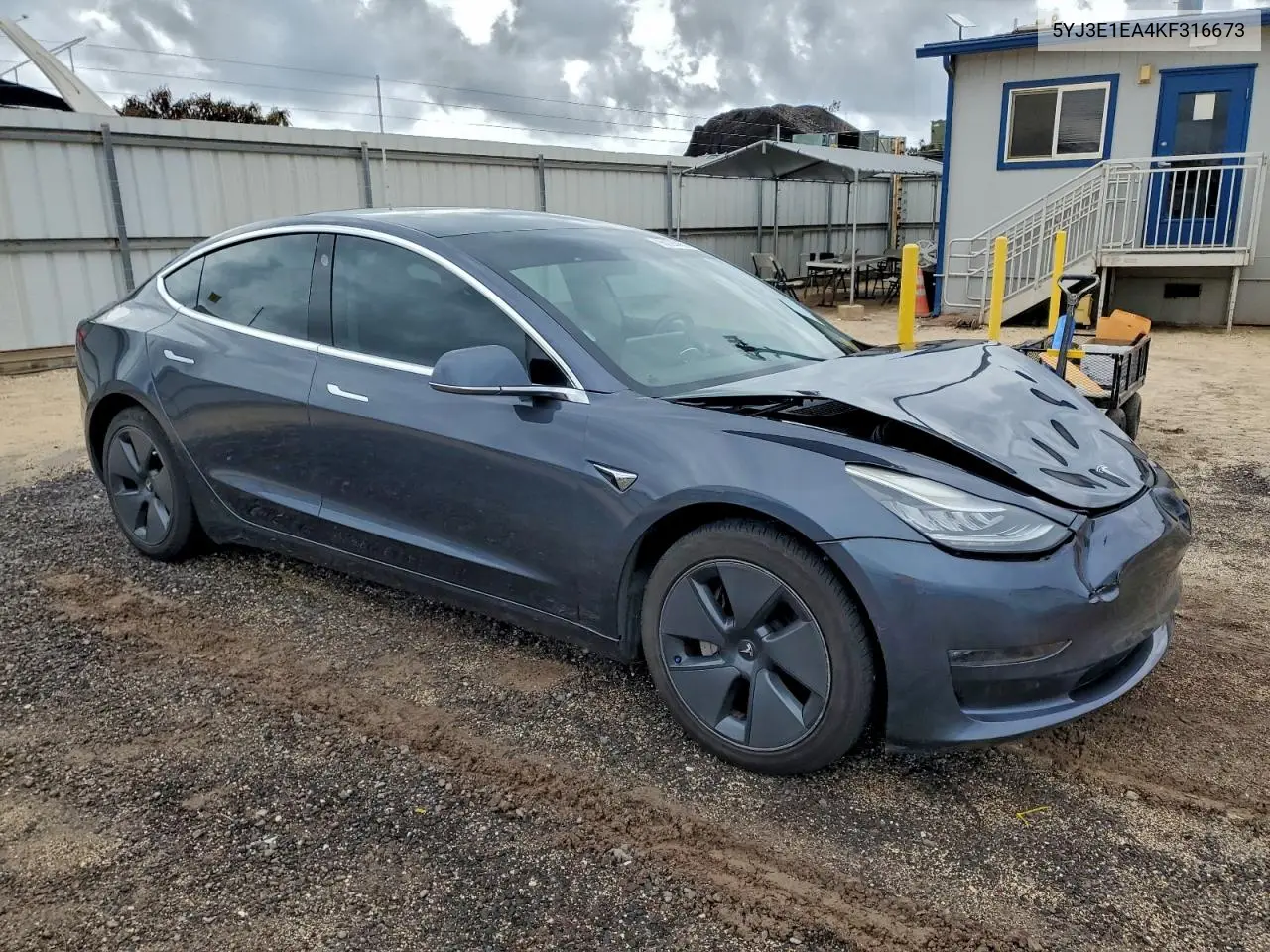 5YJ3E1EA4KF316673 2019 Tesla Model 3