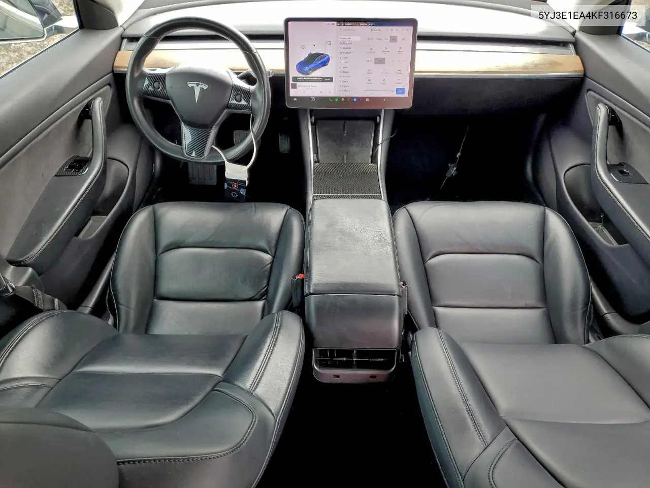 5YJ3E1EA4KF316673 2019 Tesla Model 3
