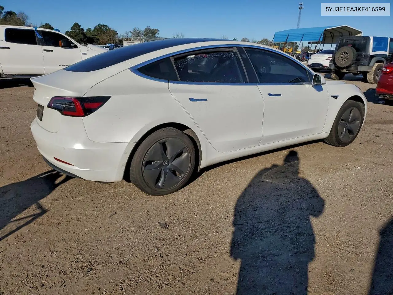 5YJ3E1EA3KF416599 2019 Tesla Model 3