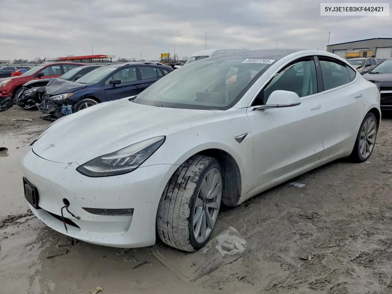 5YJ3E1EB3KF442421 2019 Tesla Model 3