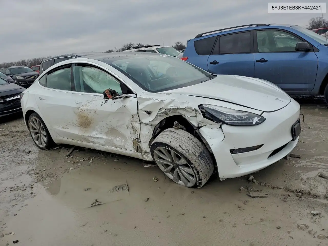 5YJ3E1EB3KF442421 2019 Tesla Model 3