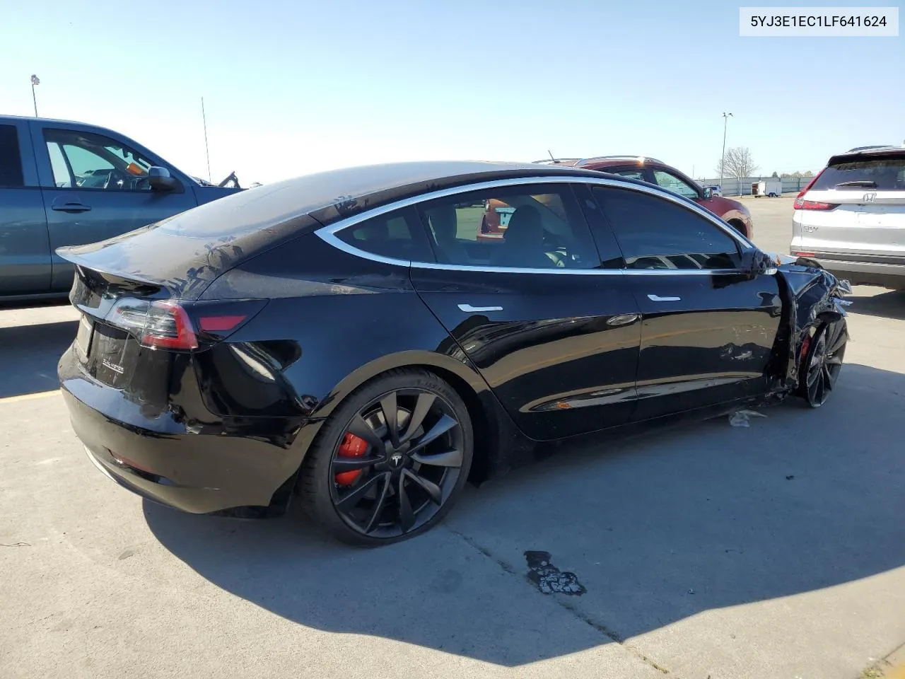 5YJ3E1EC1LF641624 2020 Tesla Model 3