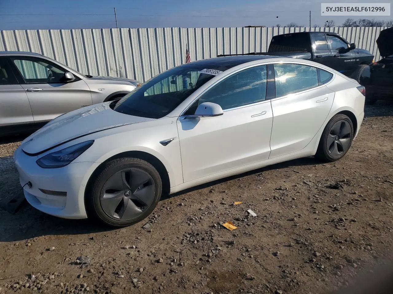 5YJ3E1EA5LF612996 2020 Tesla Model 3