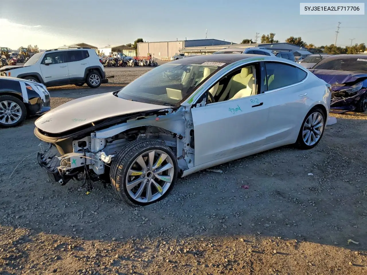 5YJ3E1EA2LF717706 2020 Tesla Model 3