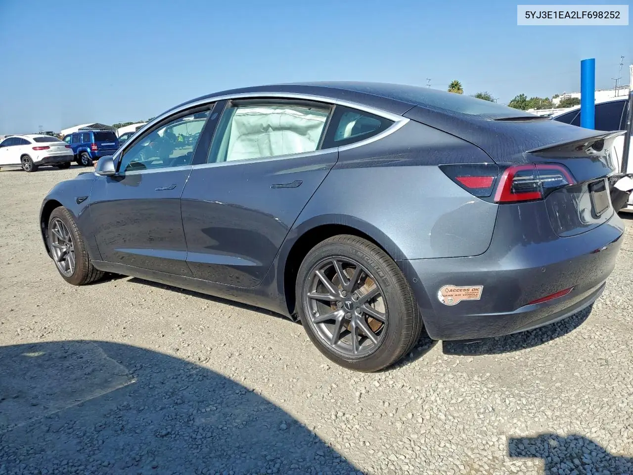 5YJ3E1EA2LF698252 2020 Tesla Model 3