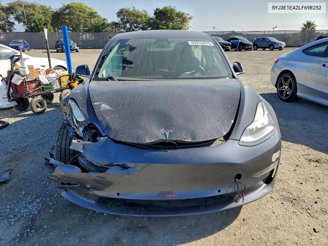 5YJ3E1EA2LF698252 2020 Tesla Model 3