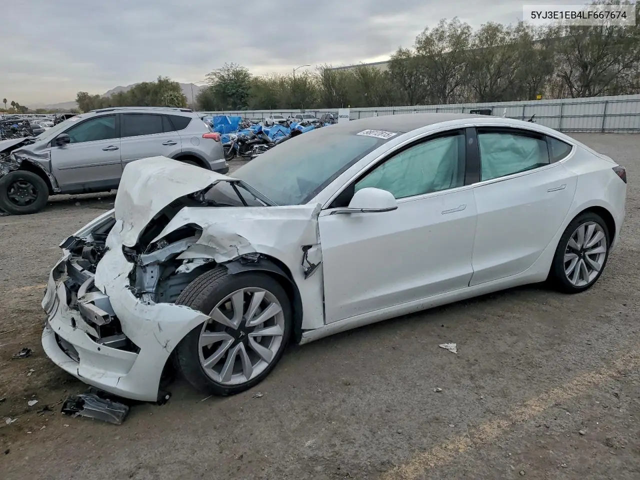 5YJ3E1EB4LF667674 2020 Tesla Model 3