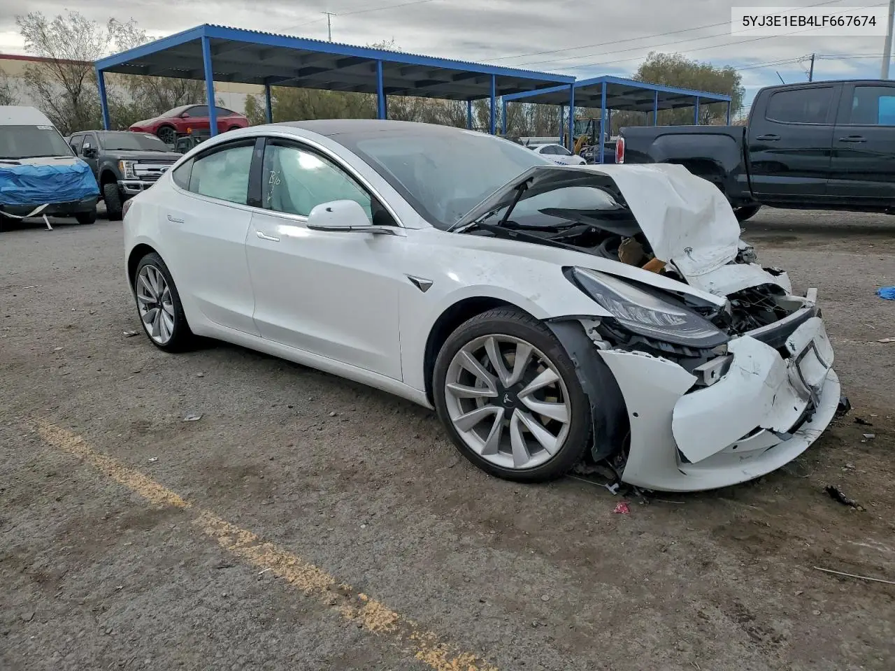 5YJ3E1EB4LF667674 2020 Tesla Model 3