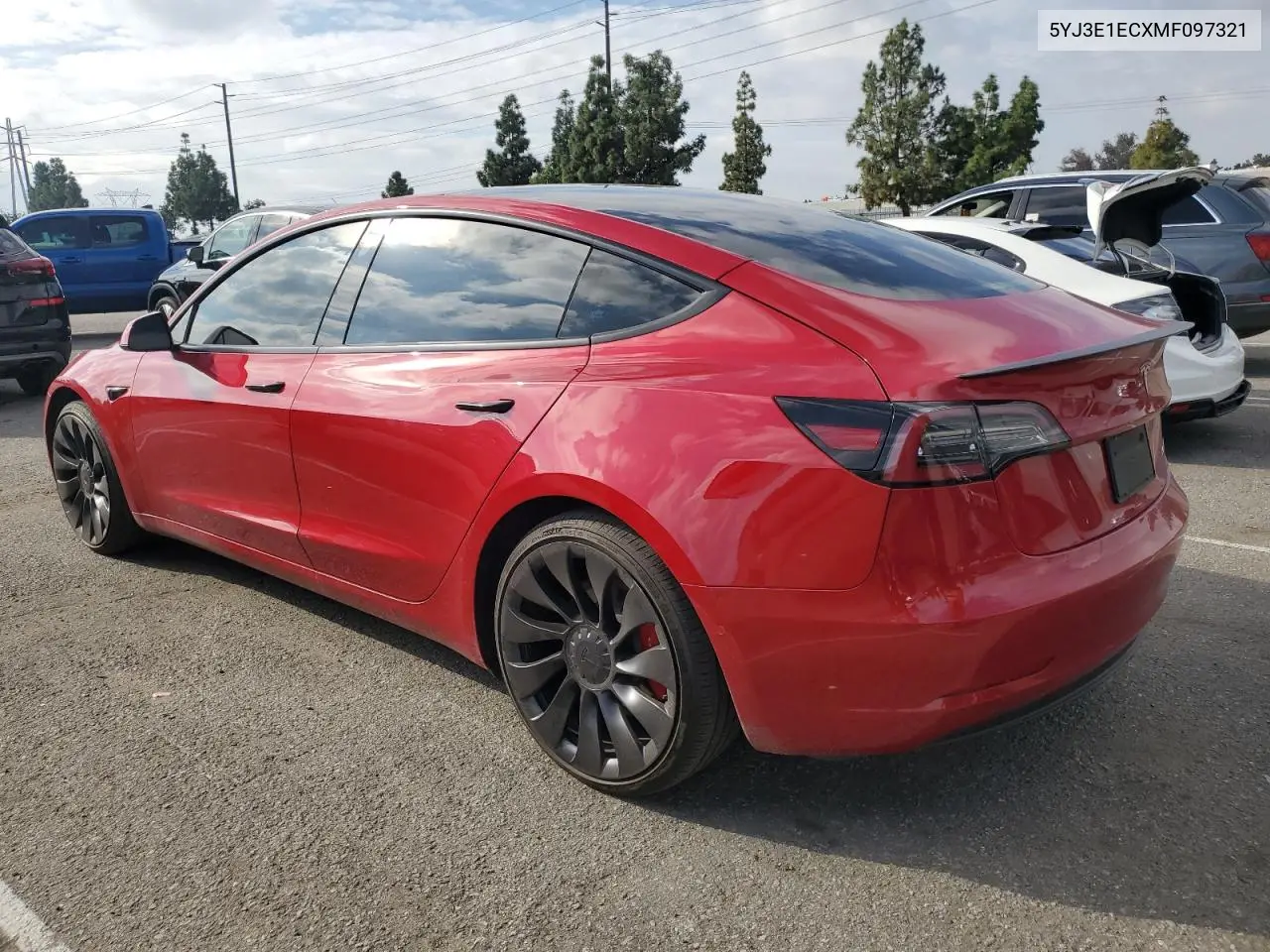 5YJ3E1ECXMF097321 2021 Tesla Model 3