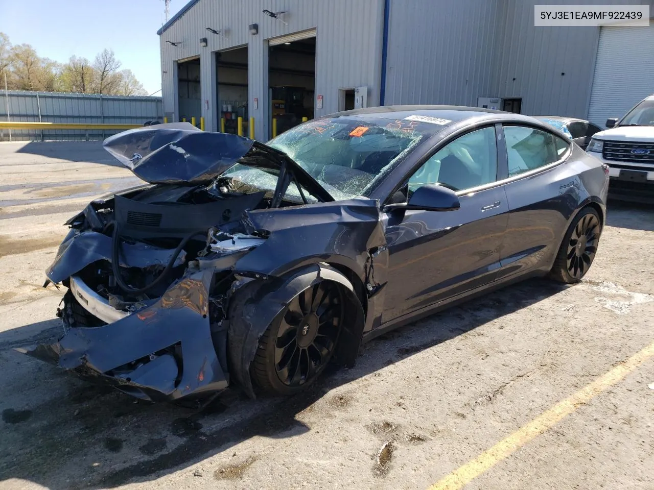 2021 Tesla Model 3 VIN: 5YJ3E1EA9MF922439 Lot: 51416974