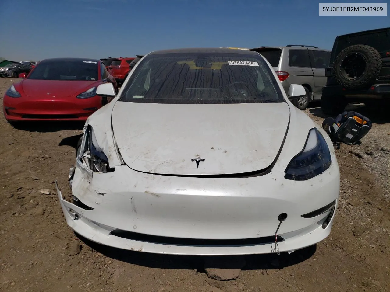 5YJ3E1EB2MF043969 2021 Tesla Model 3