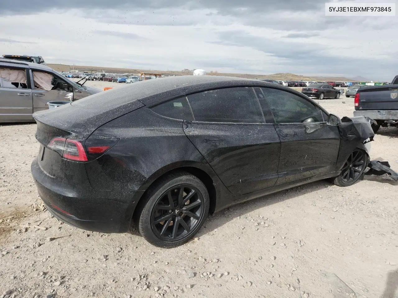 5YJ3E1EBXMF973845 2021 Tesla Model 3